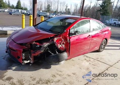 2016 Toyota Prius from USA, damaged, VIN JTDKBRFU4G3527761